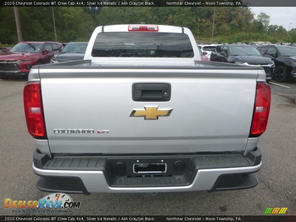 2020 Chevrolet Colorado WT Crew Cab 4x4 Silver Ice Metallic / Ash Gray/Jet Black Photo #4