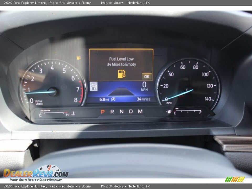 2020 Ford Explorer Limited Rapid Red Metallic / Ebony Photo #14