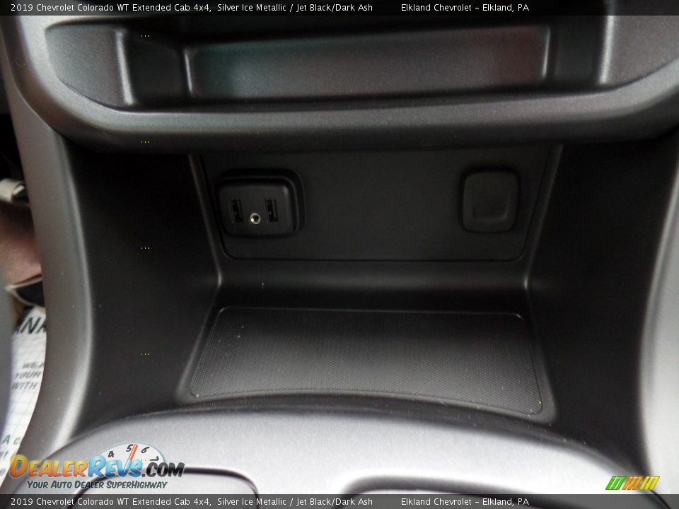 2019 Chevrolet Colorado WT Extended Cab 4x4 Silver Ice Metallic / Jet Black/Dark Ash Photo #24
