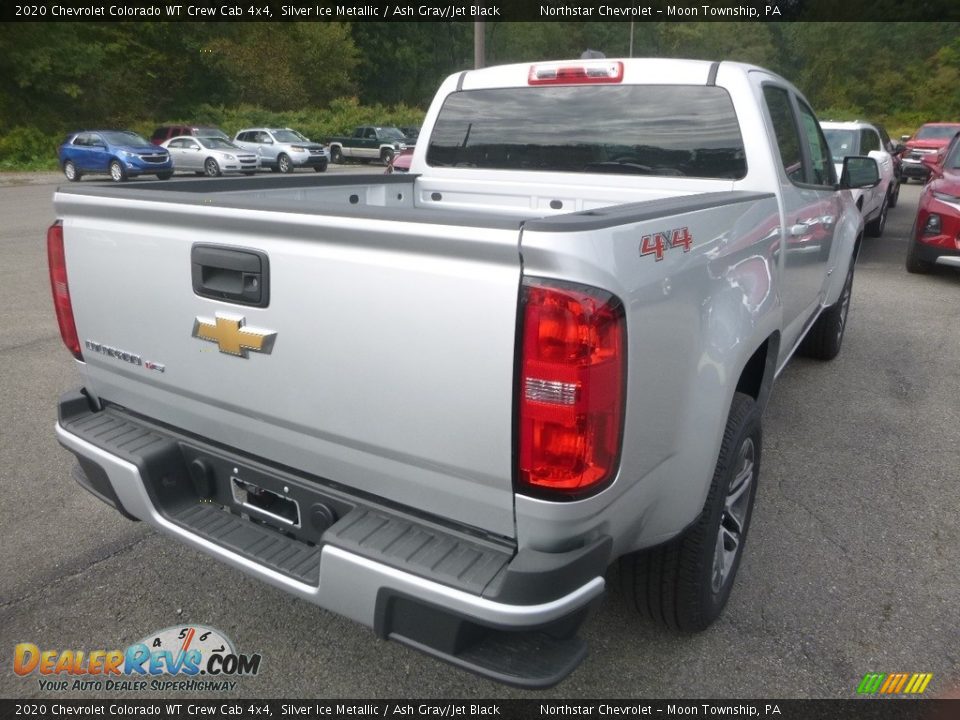 2020 Chevrolet Colorado WT Crew Cab 4x4 Silver Ice Metallic / Ash Gray/Jet Black Photo #5