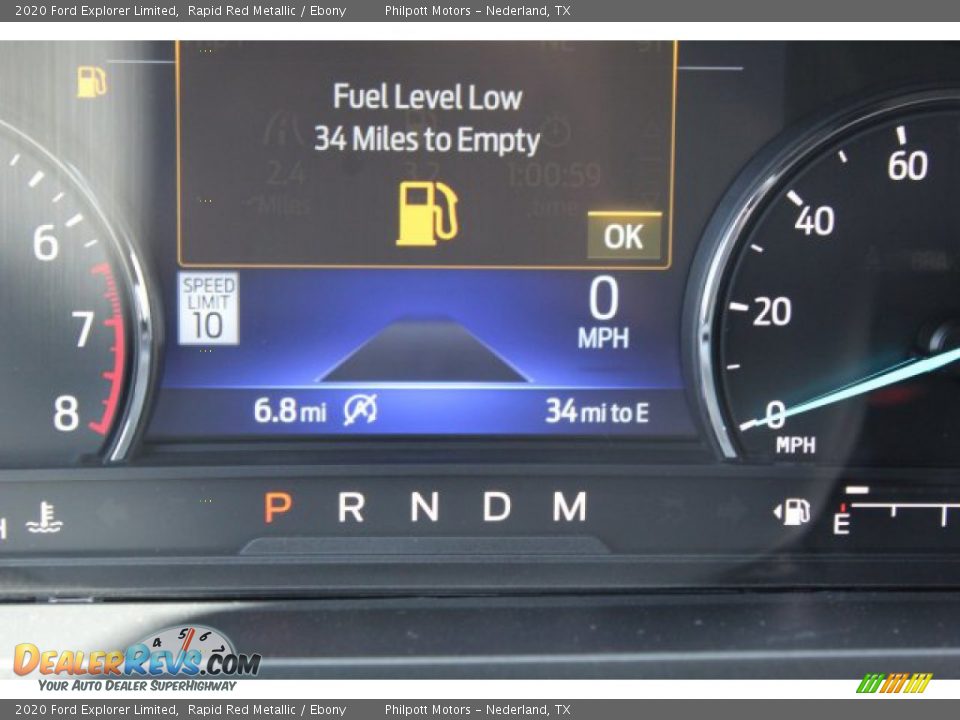 2020 Ford Explorer Limited Rapid Red Metallic / Ebony Photo #15