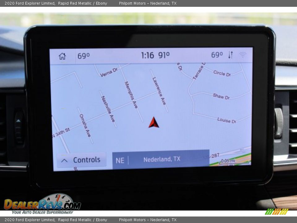 2020 Ford Explorer Limited Rapid Red Metallic / Ebony Photo #16