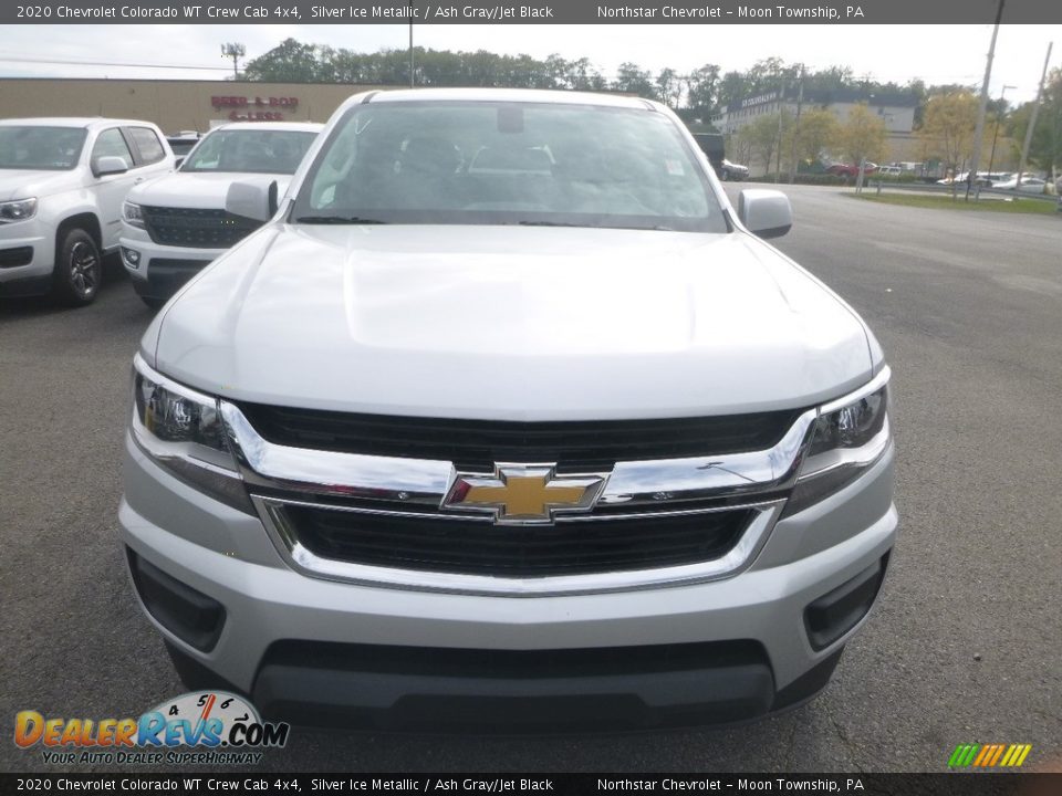 2020 Chevrolet Colorado WT Crew Cab 4x4 Silver Ice Metallic / Ash Gray/Jet Black Photo #8