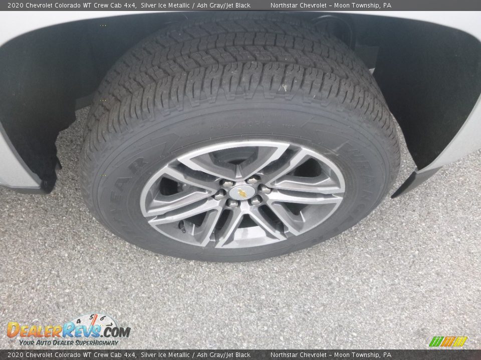 2020 Chevrolet Colorado WT Crew Cab 4x4 Silver Ice Metallic / Ash Gray/Jet Black Photo #9