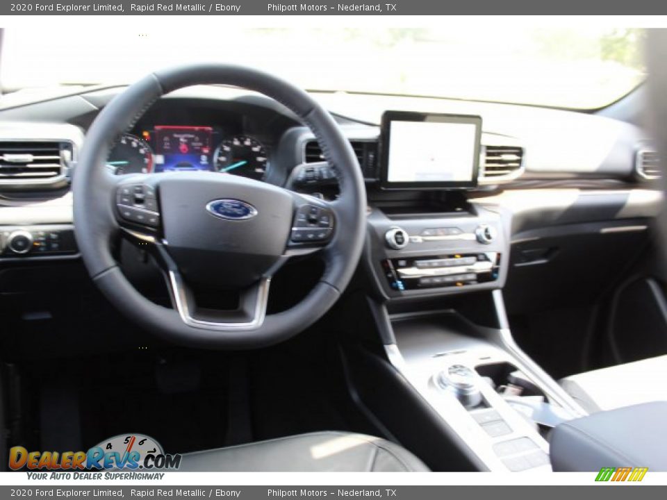2020 Ford Explorer Limited Rapid Red Metallic / Ebony Photo #22