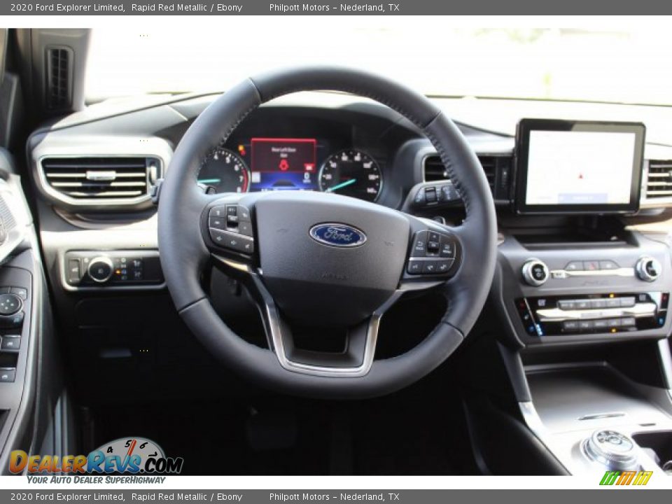 2020 Ford Explorer Limited Rapid Red Metallic / Ebony Photo #23