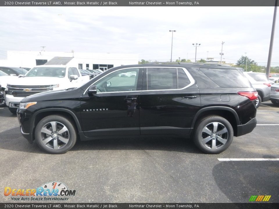 2020 Chevrolet Traverse LT AWD Mosaic Black Metallic / Jet Black Photo #2