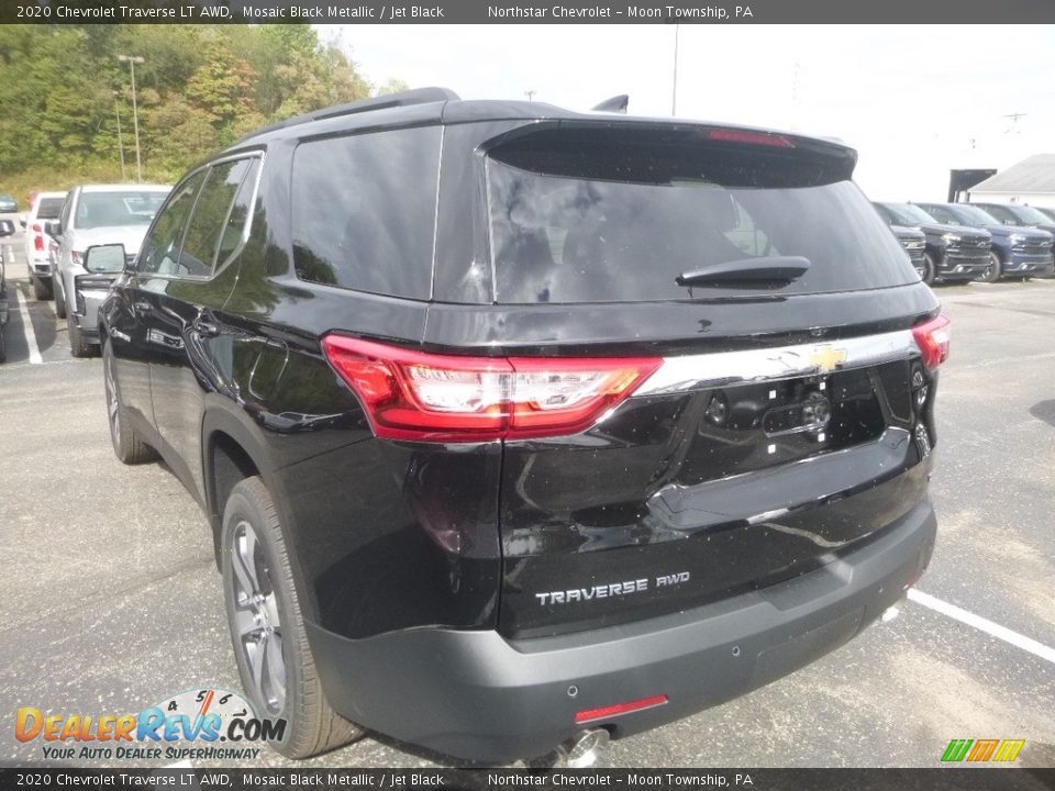 2020 Chevrolet Traverse LT AWD Mosaic Black Metallic / Jet Black Photo #3