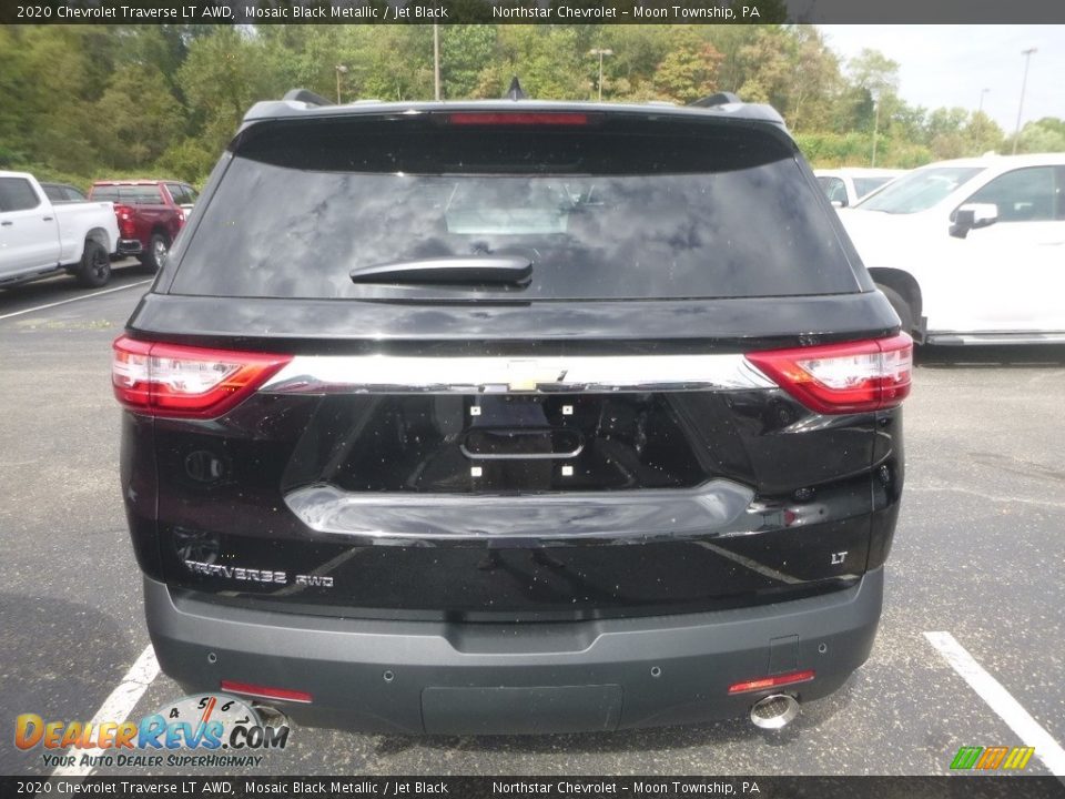 2020 Chevrolet Traverse LT AWD Mosaic Black Metallic / Jet Black Photo #4