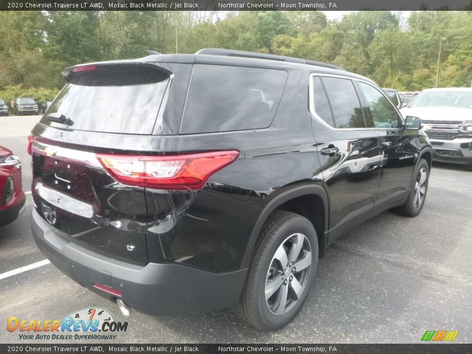 2020 Chevrolet Traverse LT AWD Mosaic Black Metallic / Jet Black Photo #5