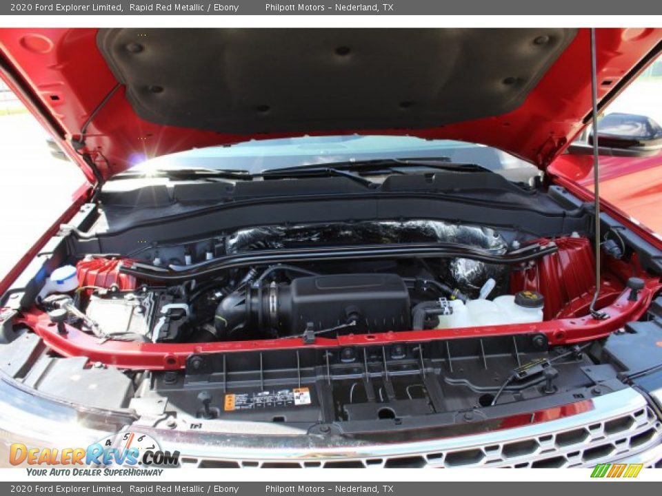 2020 Ford Explorer Limited Rapid Red Metallic / Ebony Photo #27