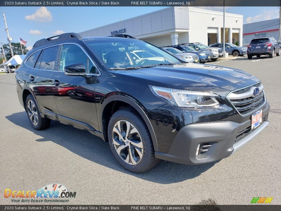 2020 Subaru Outback 2.5i Limited Crystal Black Silica / Slate Black Photo #1