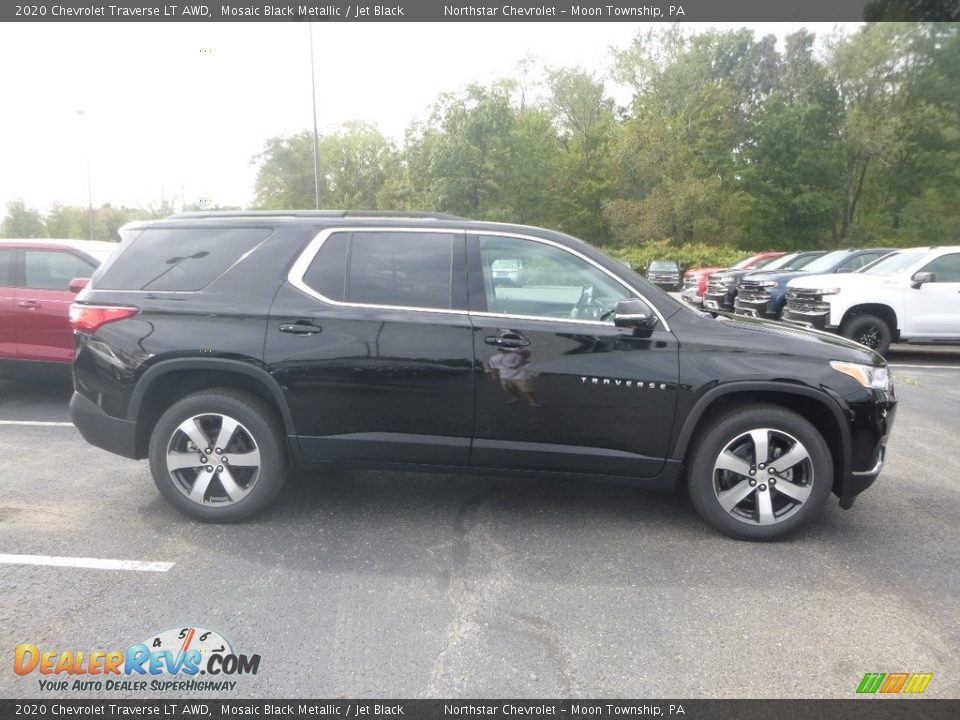 2020 Chevrolet Traverse LT AWD Mosaic Black Metallic / Jet Black Photo #6