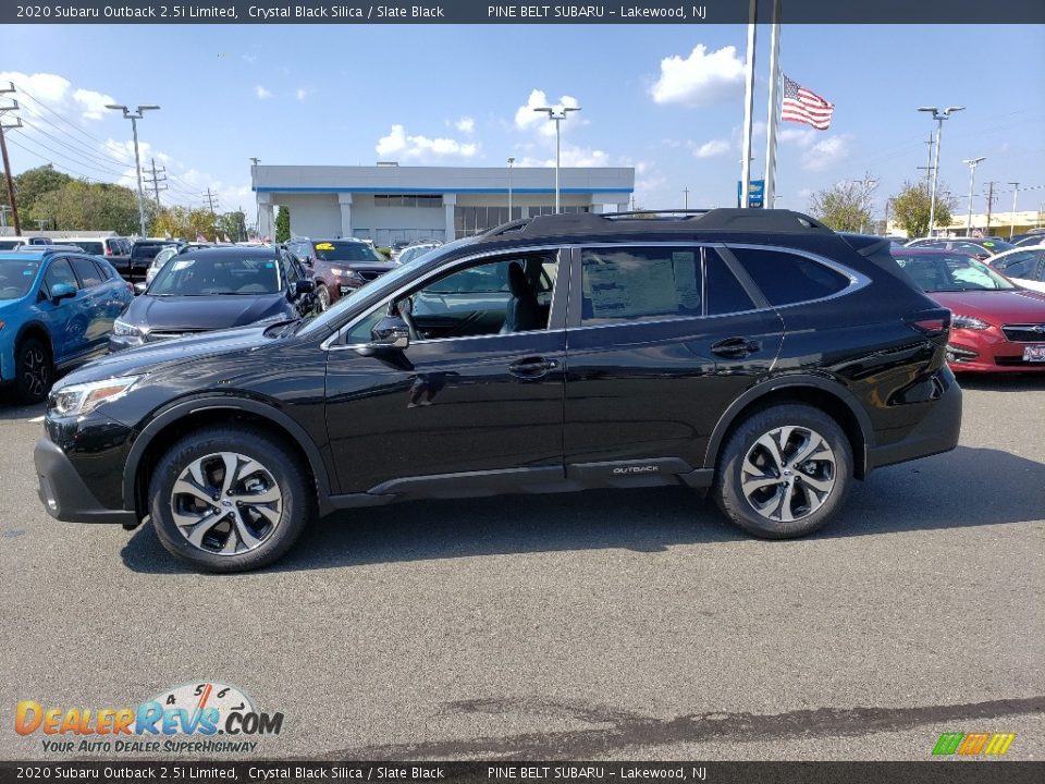 2020 Subaru Outback 2.5i Limited Crystal Black Silica / Slate Black Photo #3