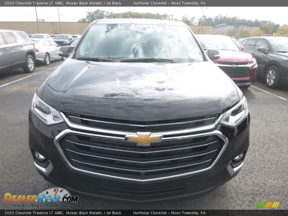 2020 Chevrolet Traverse LT AWD Mosaic Black Metallic / Jet Black Photo #8