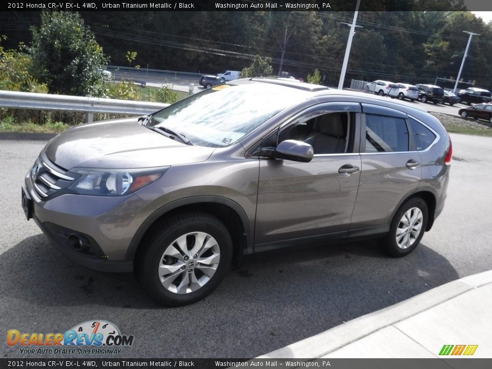 2012 Honda CR-V EX-L 4WD Urban Titanium Metallic / Black Photo #6