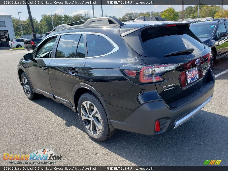 2020 Subaru Outback 2.5i Limited Crystal Black Silica / Slate Black Photo #4