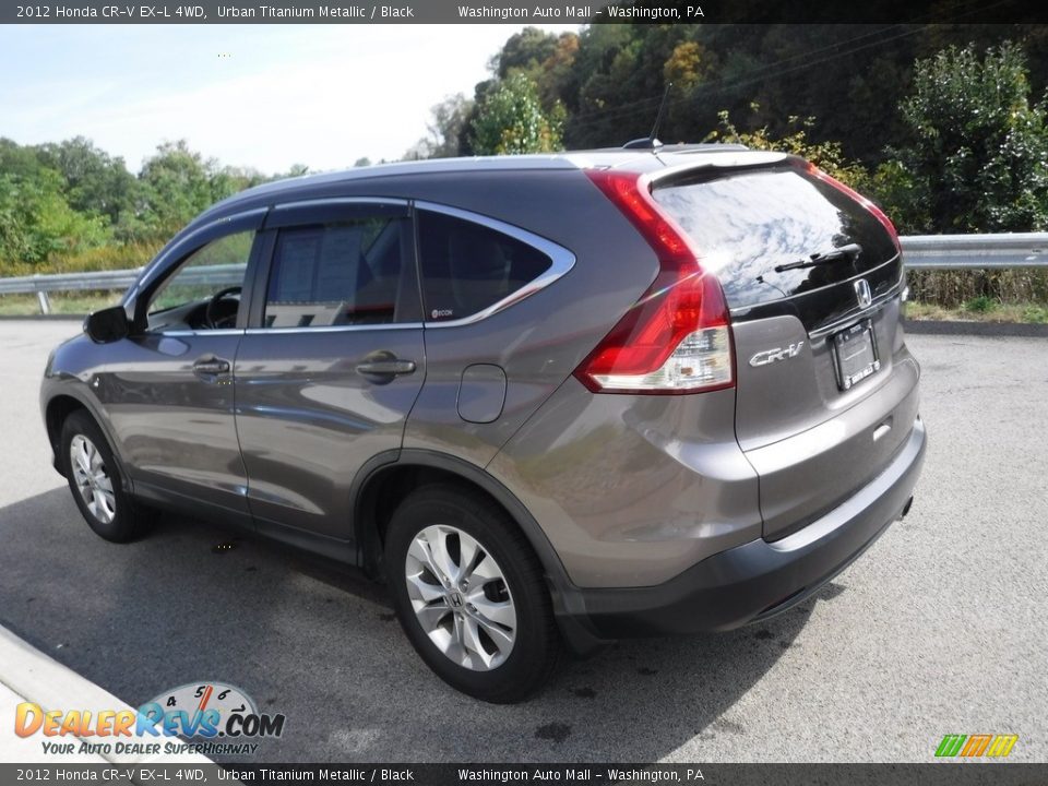 2012 Honda CR-V EX-L 4WD Urban Titanium Metallic / Black Photo #7