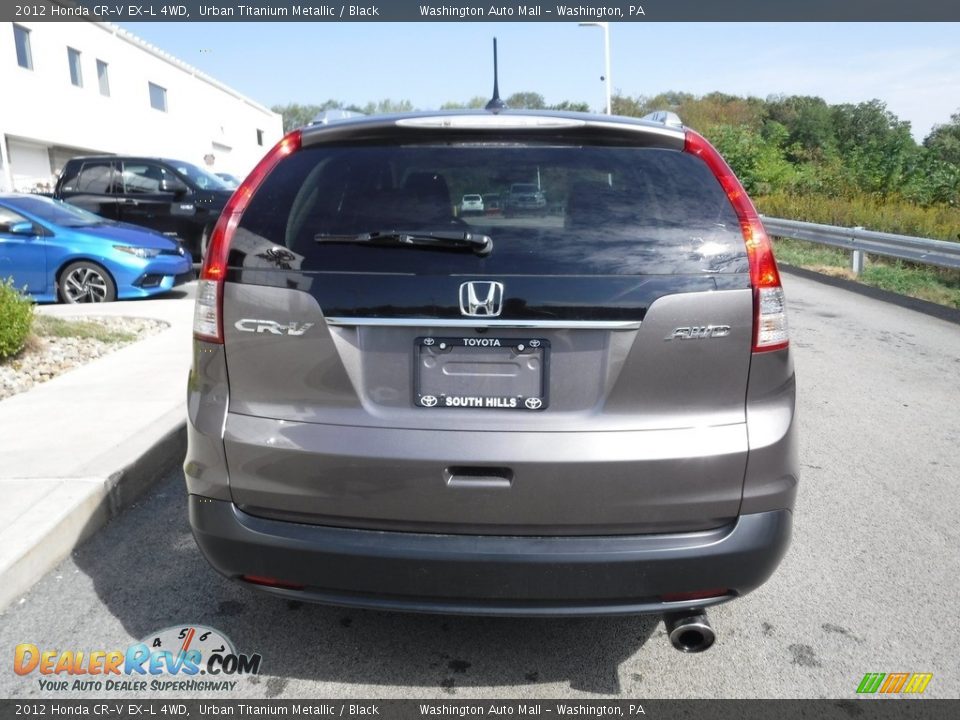 2012 Honda CR-V EX-L 4WD Urban Titanium Metallic / Black Photo #8