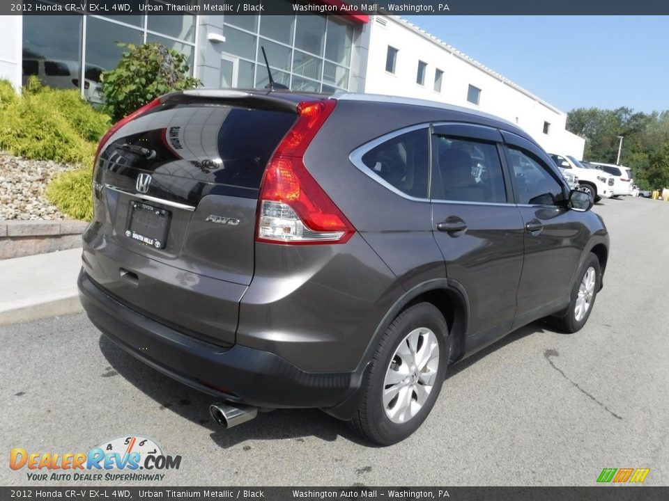 2012 Honda CR-V EX-L 4WD Urban Titanium Metallic / Black Photo #9