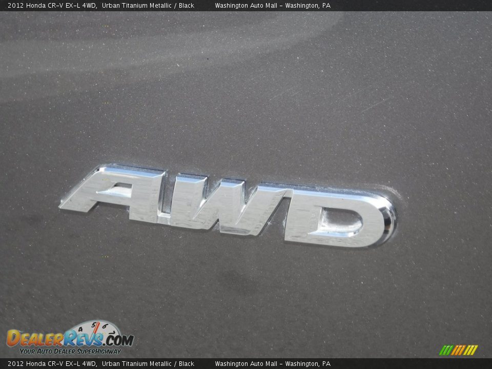 2012 Honda CR-V EX-L 4WD Urban Titanium Metallic / Black Photo #10