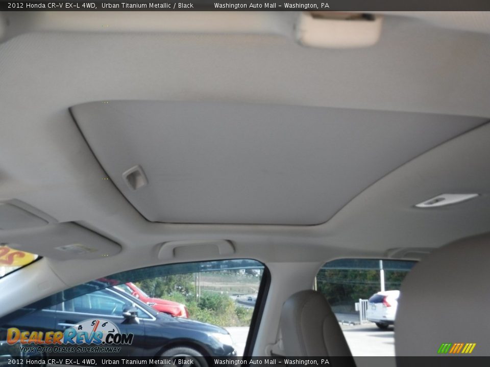 2012 Honda CR-V EX-L 4WD Urban Titanium Metallic / Black Photo #11