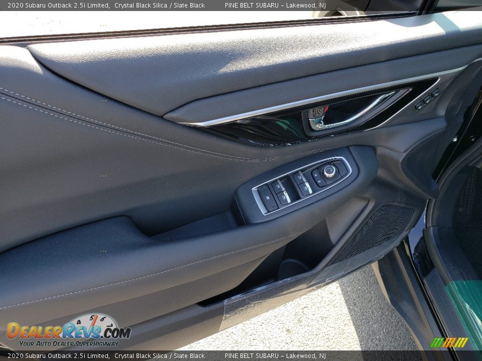 2020 Subaru Outback 2.5i Limited Crystal Black Silica / Slate Black Photo #8