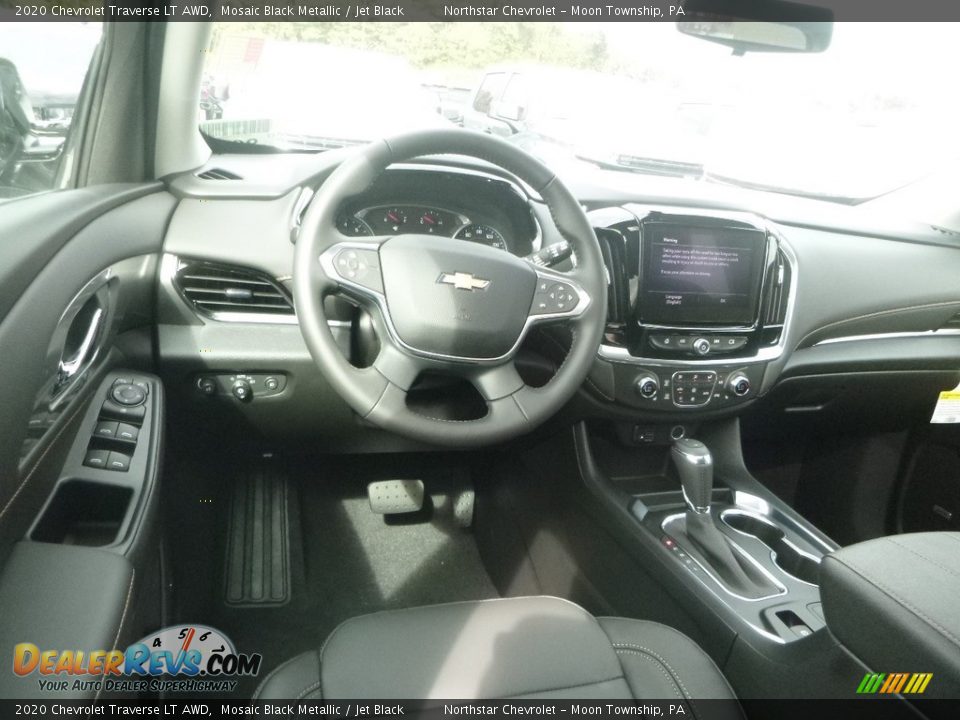 2020 Chevrolet Traverse LT AWD Mosaic Black Metallic / Jet Black Photo #14