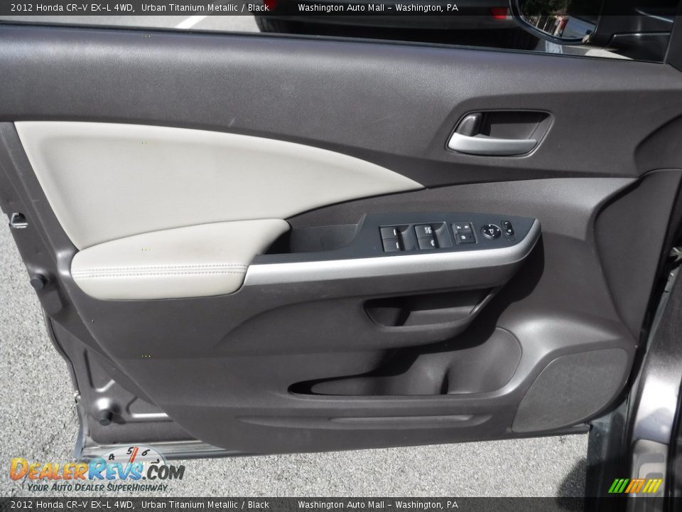 2012 Honda CR-V EX-L 4WD Urban Titanium Metallic / Black Photo #15