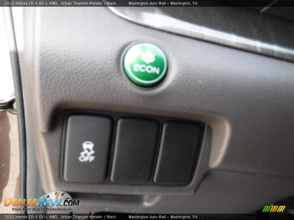 2012 Honda CR-V EX-L 4WD Urban Titanium Metallic / Black Photo #16