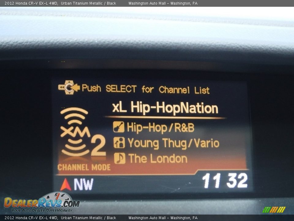 2012 Honda CR-V EX-L 4WD Urban Titanium Metallic / Black Photo #18