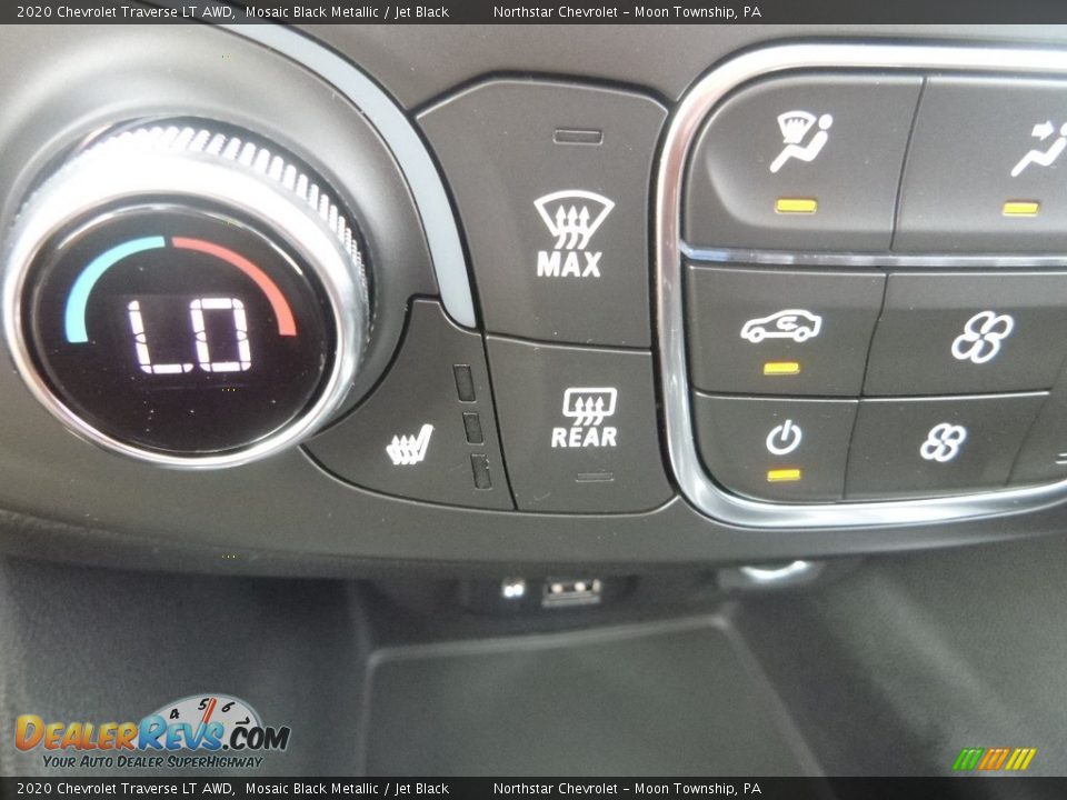 2020 Chevrolet Traverse LT AWD Mosaic Black Metallic / Jet Black Photo #20