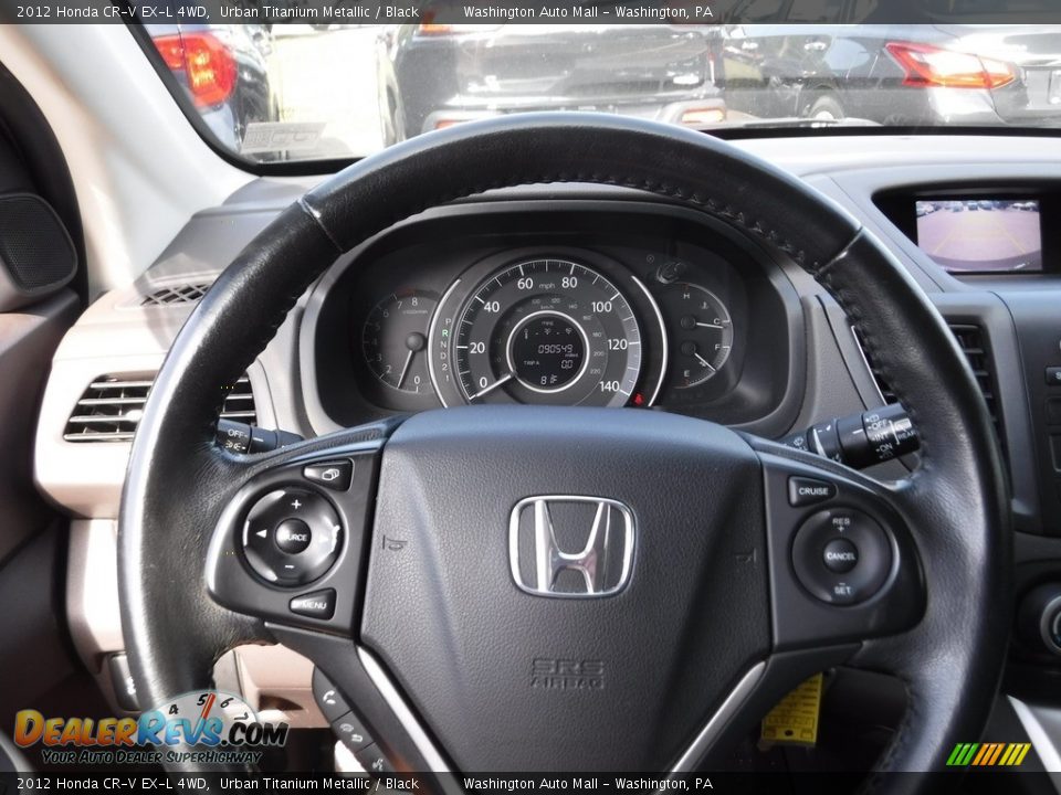 2012 Honda CR-V EX-L 4WD Urban Titanium Metallic / Black Photo #20