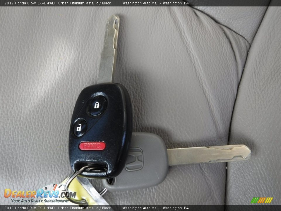 2012 Honda CR-V EX-L 4WD Urban Titanium Metallic / Black Photo #26