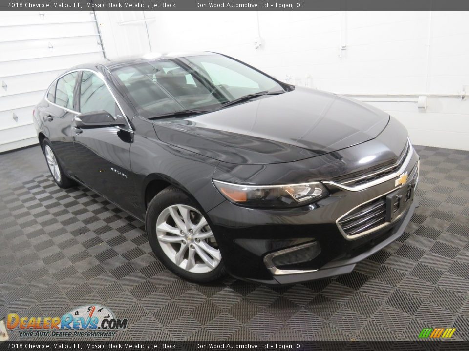 2018 Chevrolet Malibu LT Mosaic Black Metallic / Jet Black Photo #3