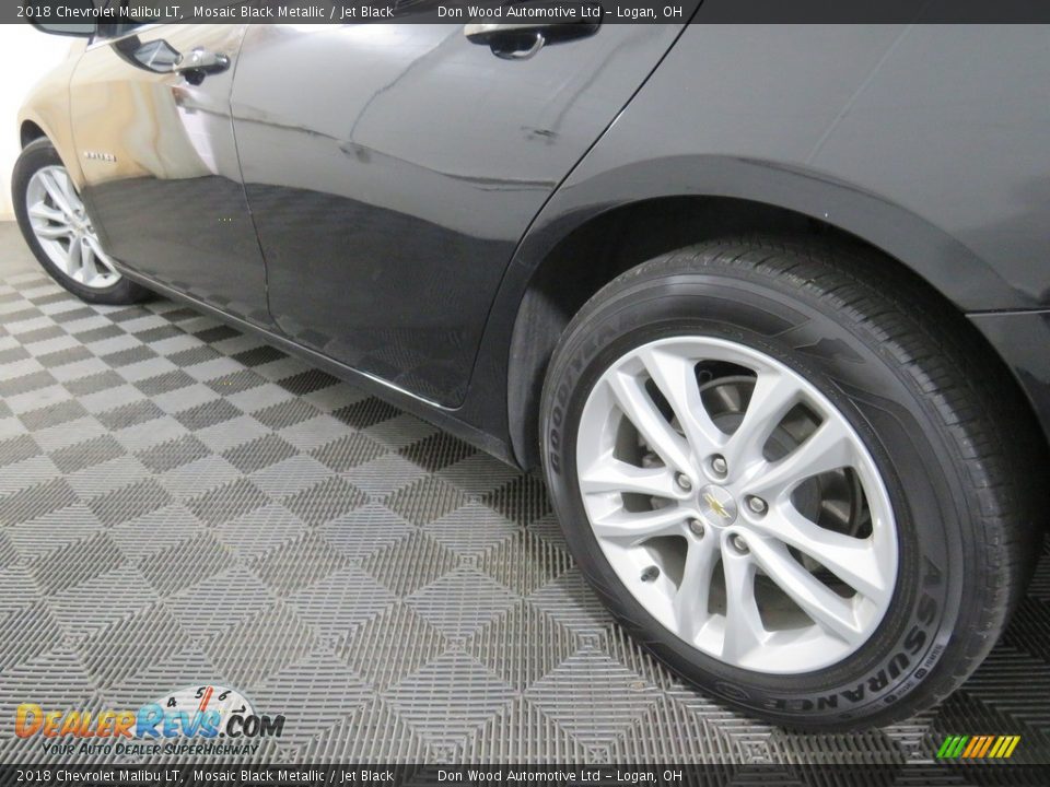2018 Chevrolet Malibu LT Mosaic Black Metallic / Jet Black Photo #10