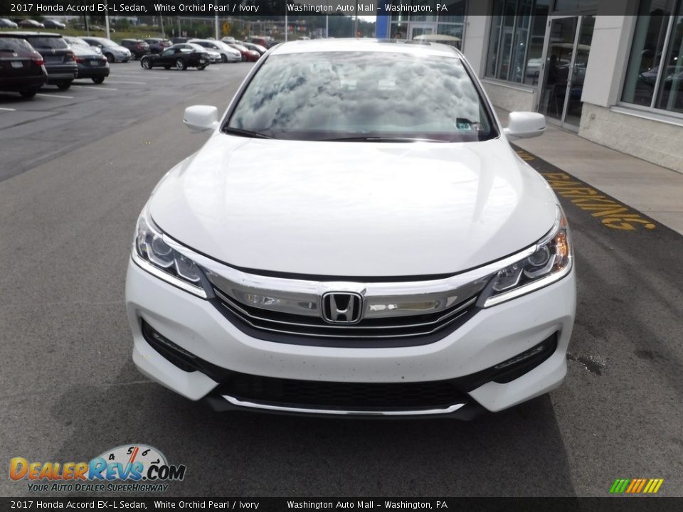 2017 Honda Accord EX-L Sedan White Orchid Pearl / Ivory Photo #5
