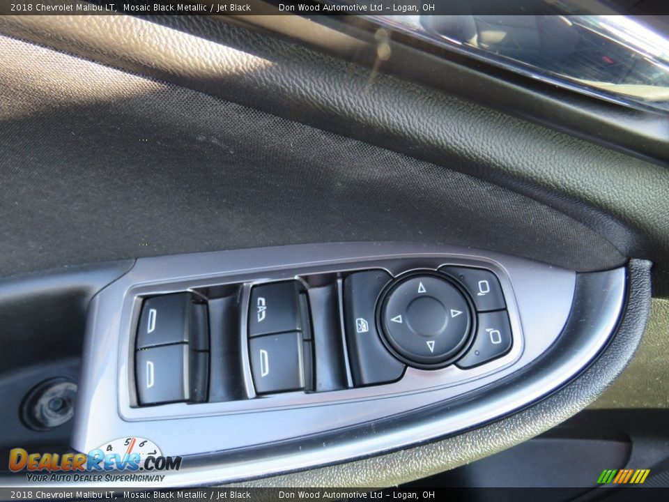 2018 Chevrolet Malibu LT Mosaic Black Metallic / Jet Black Photo #17