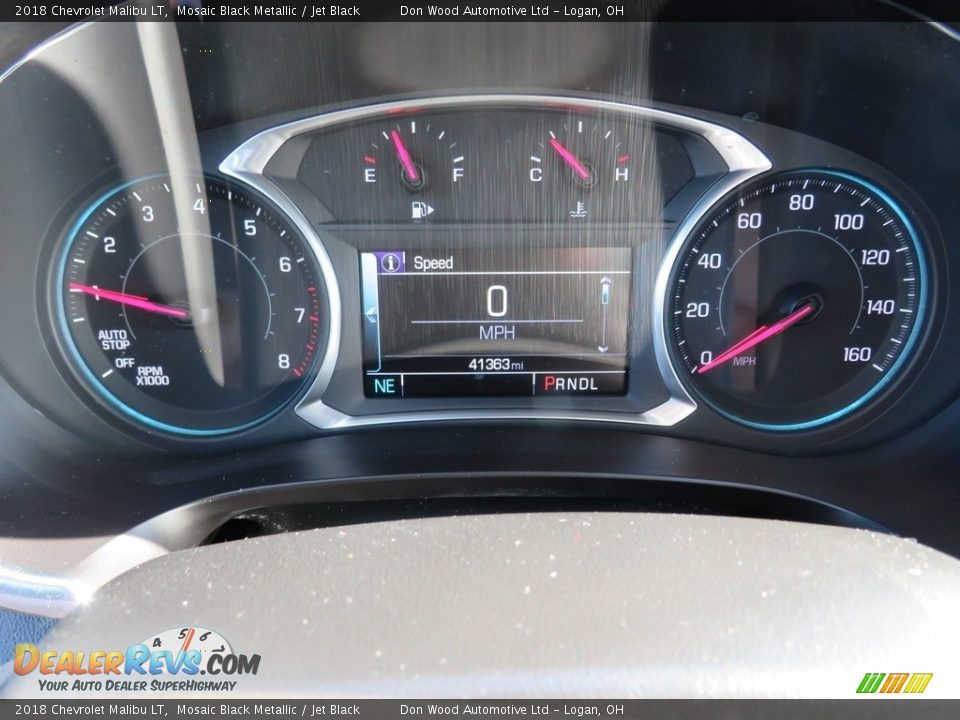2018 Chevrolet Malibu LT Mosaic Black Metallic / Jet Black Photo #19