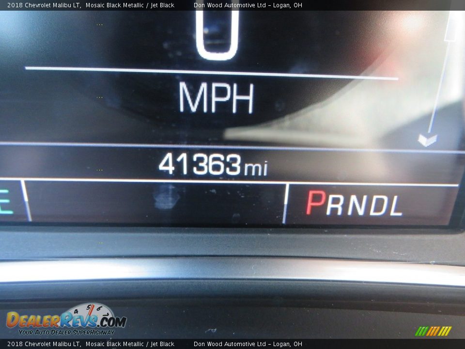 2018 Chevrolet Malibu LT Mosaic Black Metallic / Jet Black Photo #20