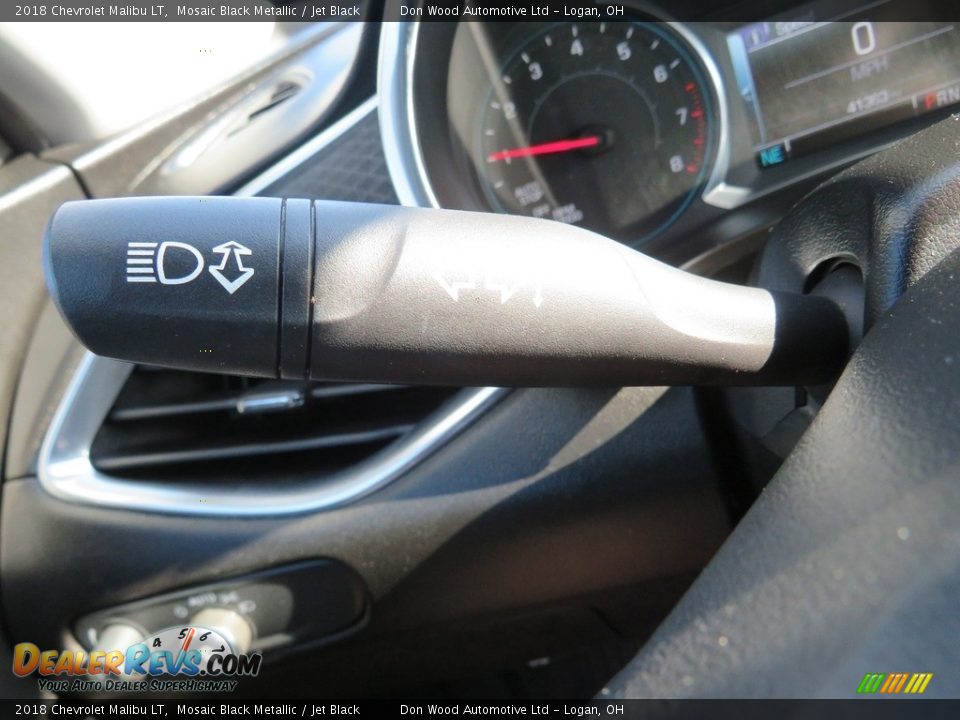2018 Chevrolet Malibu LT Mosaic Black Metallic / Jet Black Photo #21
