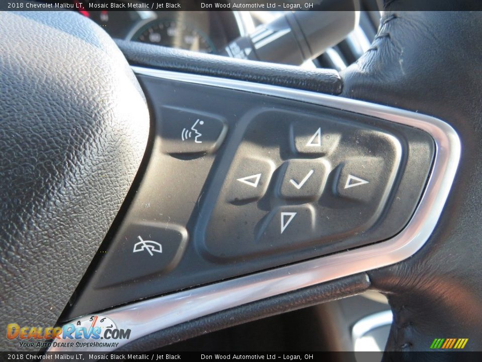 2018 Chevrolet Malibu LT Mosaic Black Metallic / Jet Black Photo #23