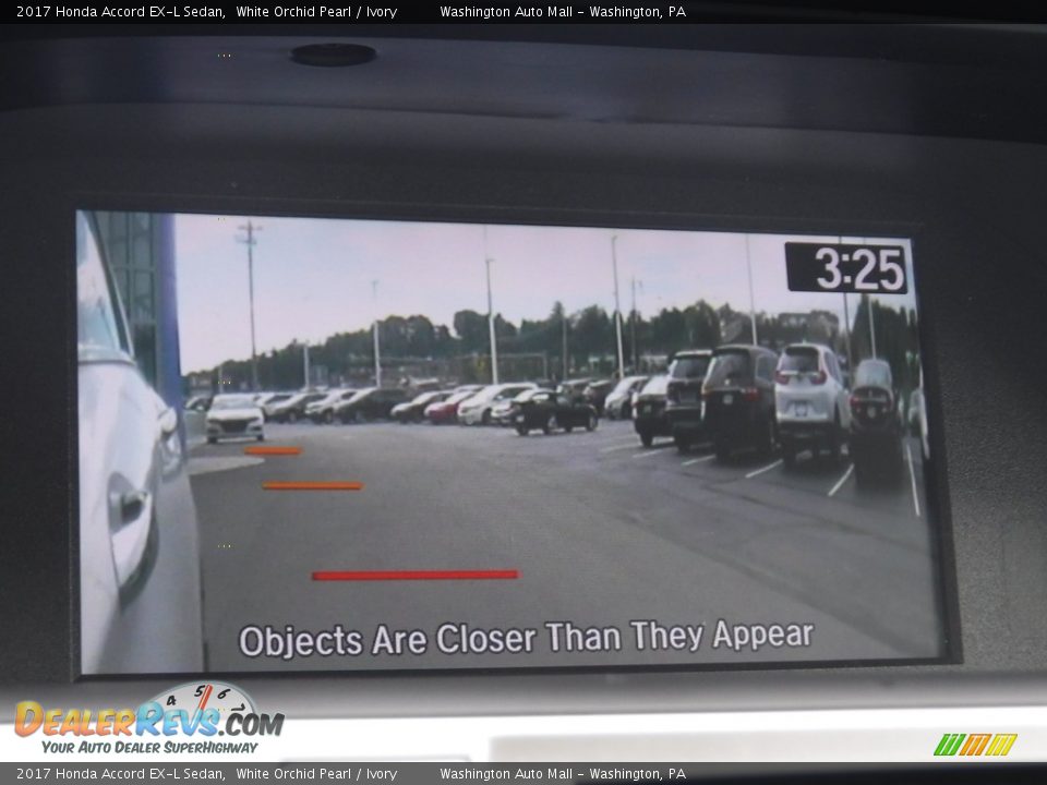 2017 Honda Accord EX-L Sedan White Orchid Pearl / Ivory Photo #18