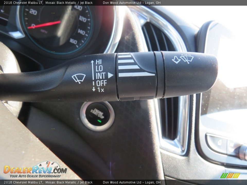 2018 Chevrolet Malibu LT Mosaic Black Metallic / Jet Black Photo #24