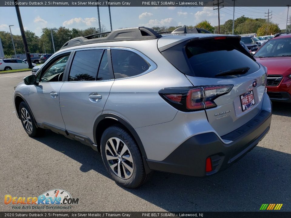 2020 Subaru Outback 2.5i Premium Ice Silver Metallic / Titanium Gray Photo #4