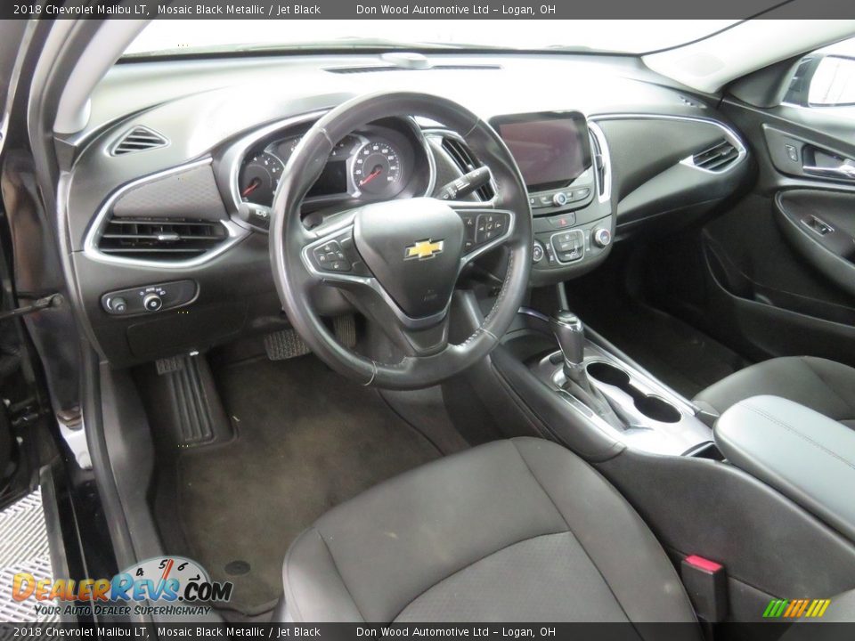 2018 Chevrolet Malibu LT Mosaic Black Metallic / Jet Black Photo #29