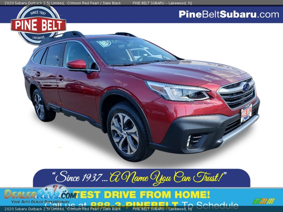 2020 Subaru Outback 2.5i Limited Crimson Red Pearl / Slate Black Photo #1