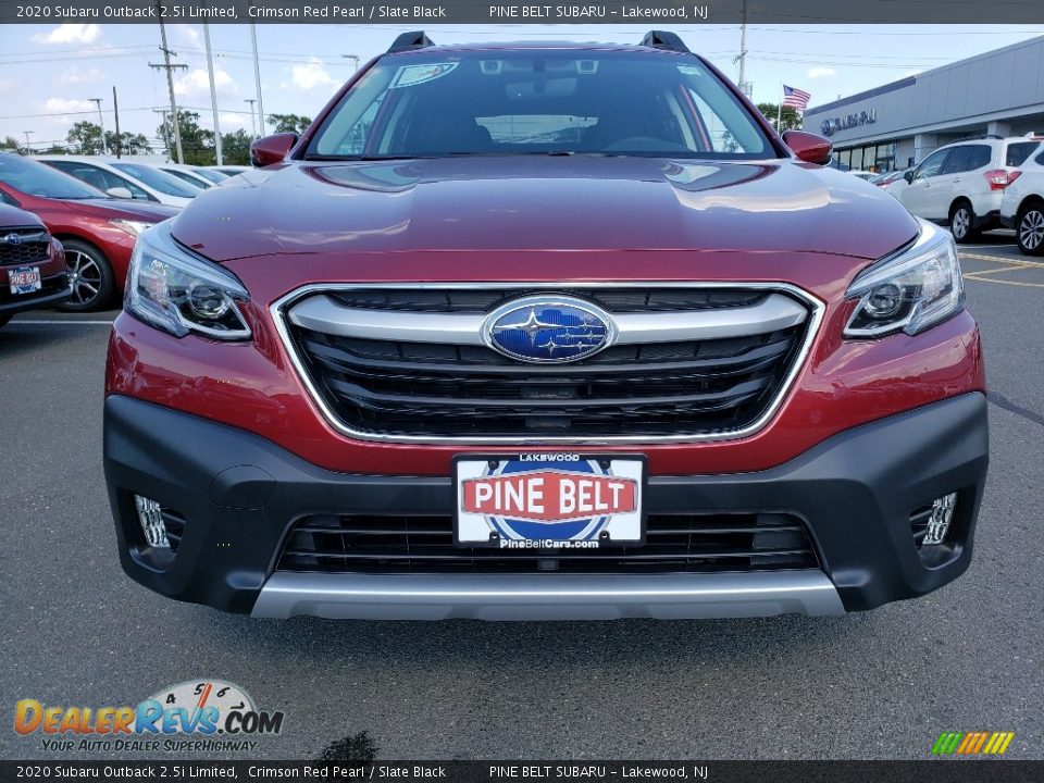 2020 Subaru Outback 2.5i Limited Crimson Red Pearl / Slate Black Photo #2