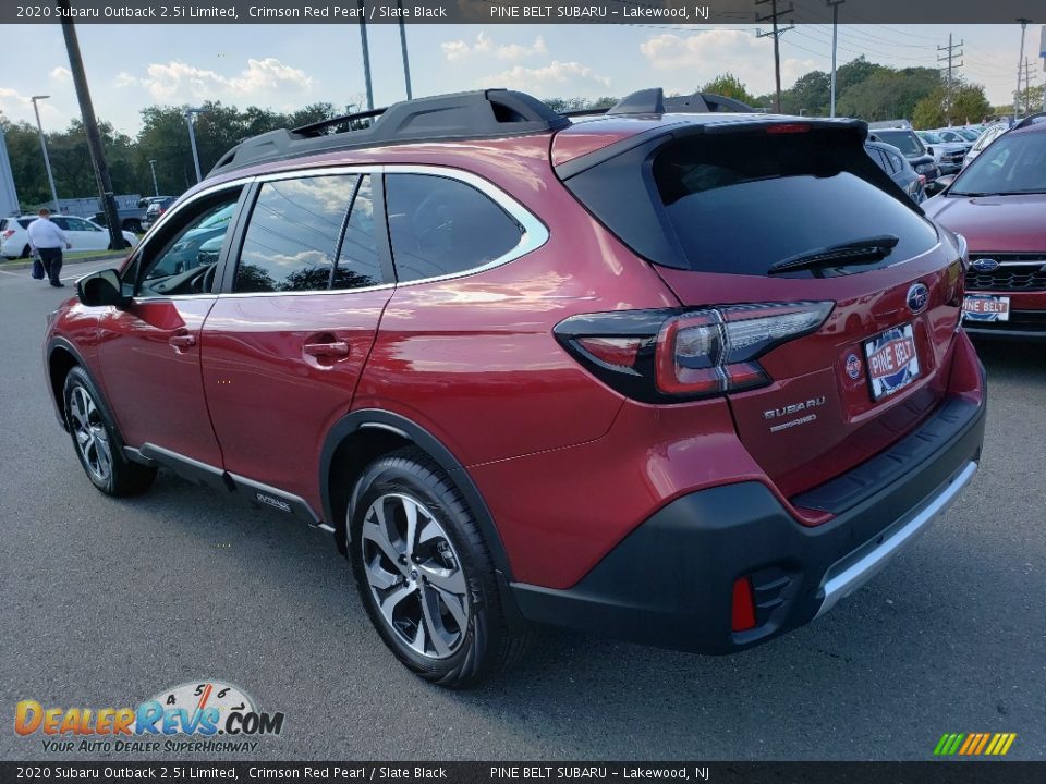 2020 Subaru Outback 2.5i Limited Crimson Red Pearl / Slate Black Photo #4