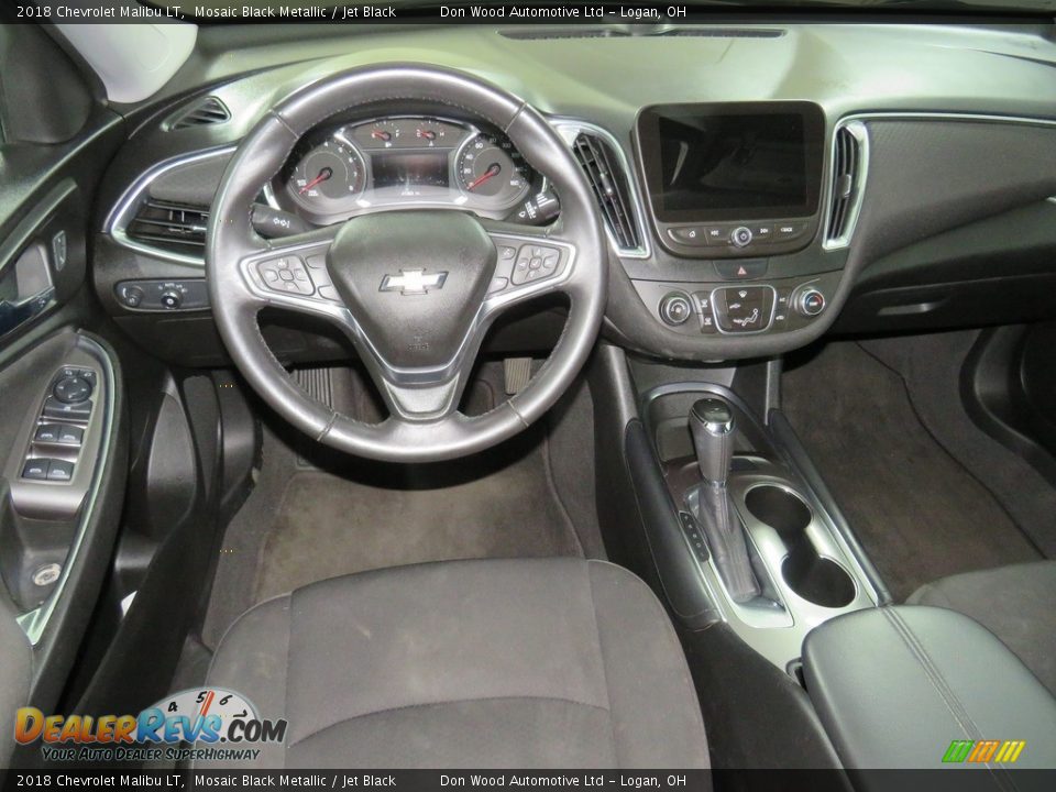 2018 Chevrolet Malibu LT Mosaic Black Metallic / Jet Black Photo #34